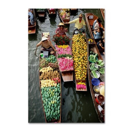 Trademark Fine Art Robert Harding Picture Library 'Boats 7' Canvas Art, 30x47 ALI18778-C3047GG